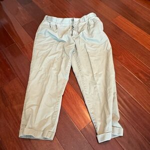Tan Men’s Lands’ End Dress Pants Size 38